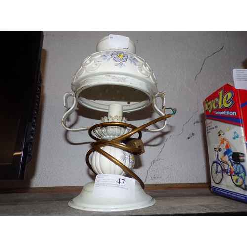 47 - ORNATE TABLE LAMP*