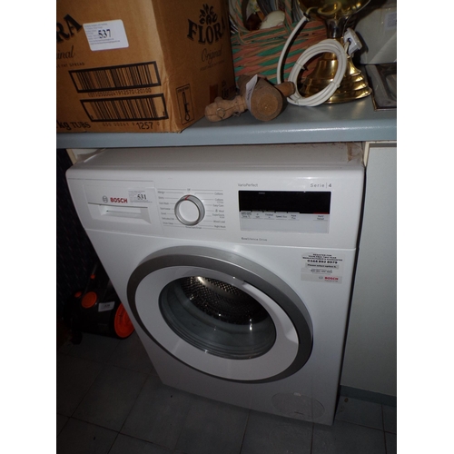 531 - BOSCH WASHING MACHINE*