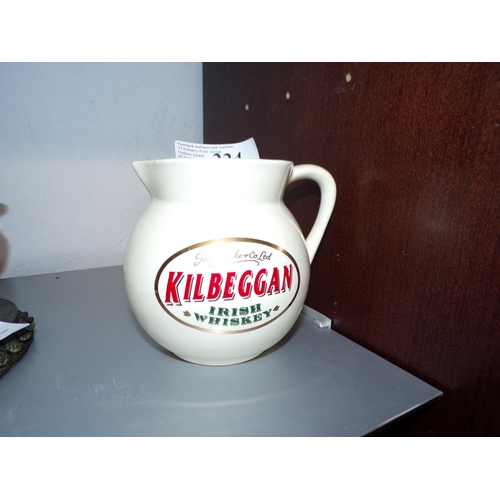 224 - EASTGATE KILBEGGAN IRISH WHISKEY WATER JUG