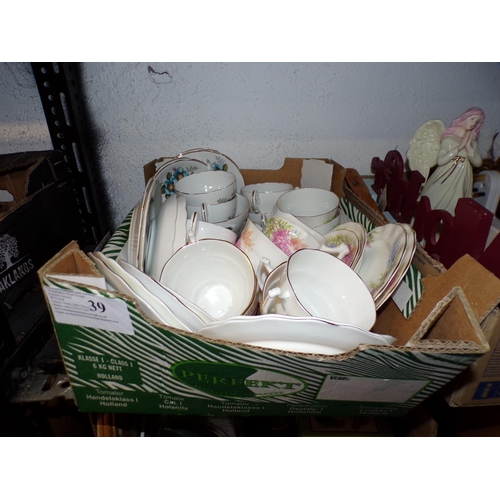 39 - BOX - PART TEA SETS