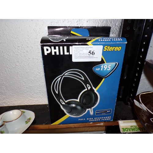 56 - NEW PHILLIPS HEAD PHONES