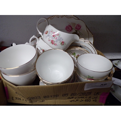 59 - BOX - 2 PART TEA SETS