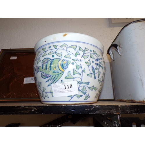 110 - CERAMIC PLANTER