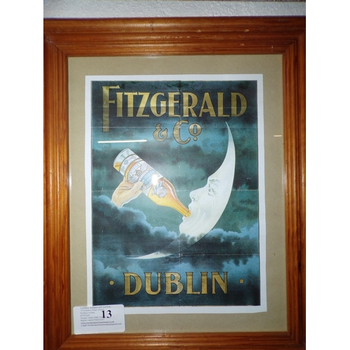 13 - FITZGERALD DUBLIN WHISKEY ADVERT.