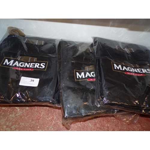 39 - 3 MAGNERS COOLER BAGS