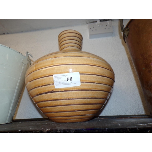 60 - STYLISH CERAMIC VASE