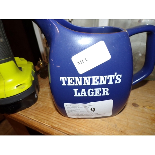 9 - WADE TENNENT'S LAGER PUB JUG