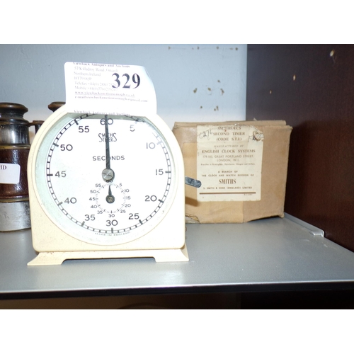 329 - SMITH'S TIMER WITH BOX