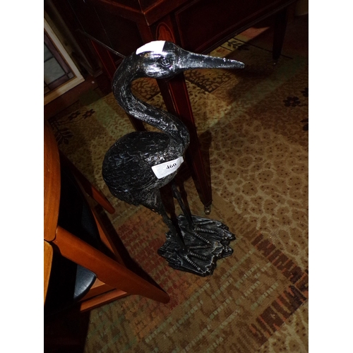 460 - CAST METAL HERON