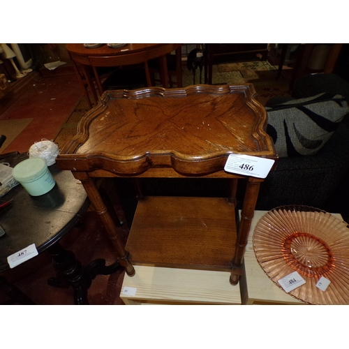 486 - OCC. TABLE IN OAK (BY BRANDT, MAGERSTOWN)