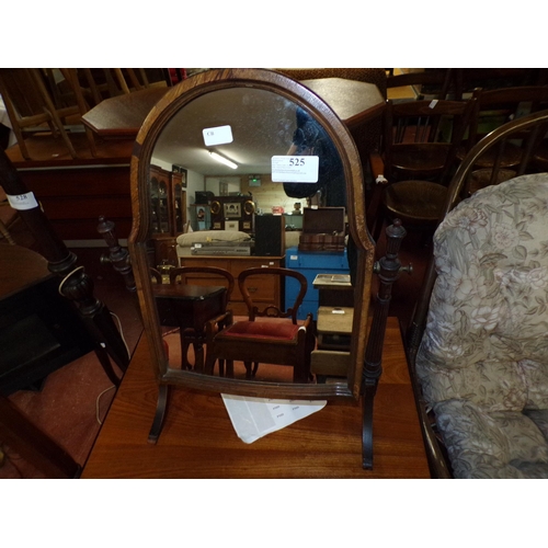 525 - COLONIAL FORM TABLE TOP MIRROR