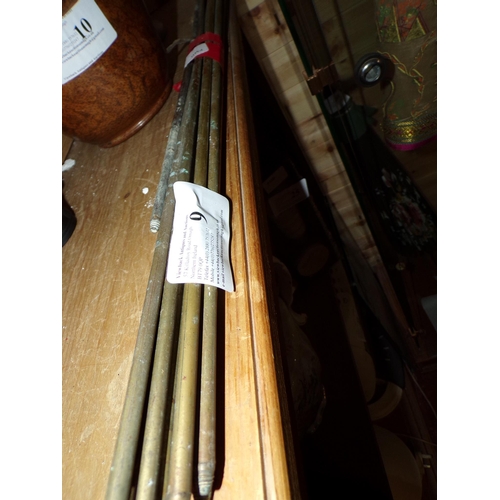 9 - BRASS STAIR RODS