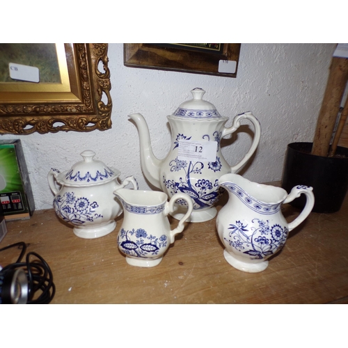 12 - 4  MEAKIN POTTERY ITEMS