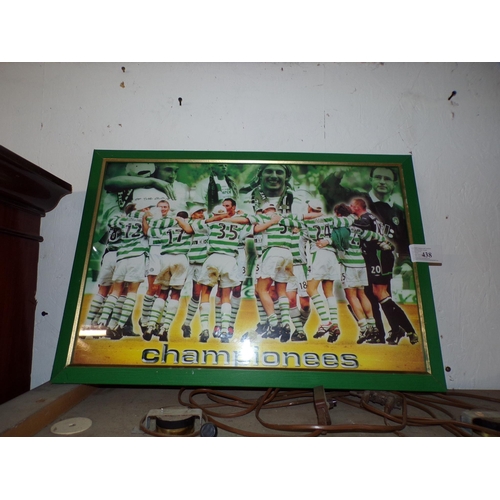 438 - CELTIC FOOTBALL TEAM POSTER No.2