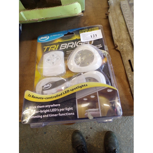 121 - TRIBRIGHT REMOTE LED SPOTLIGHTS