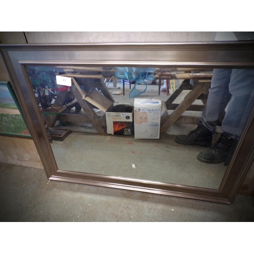 15 - LARGE GILT FRAMED MIRROR