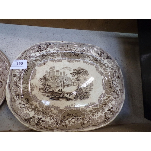 155 - VIC. STAFFORDSHIRE PLATTER 2