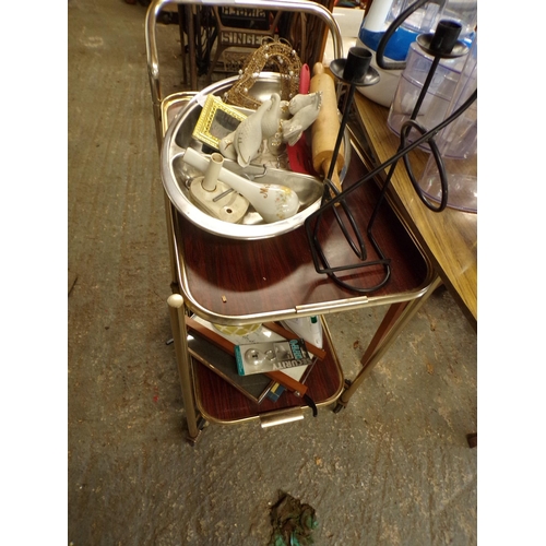 174 - 1970s ALLOY TEA TROLLEY