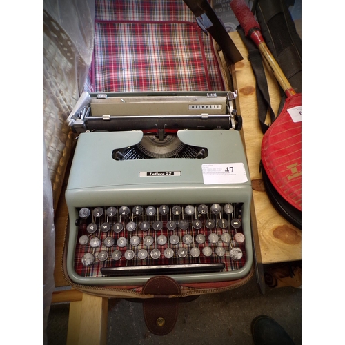 47 - LETTERA PORTABLE TYPEWRITER