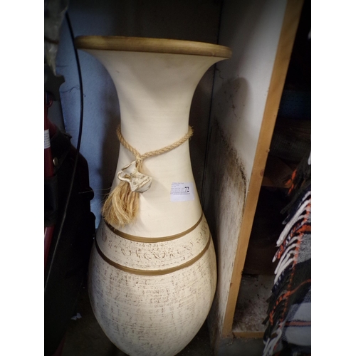 72 - LARGE FLOORSTANDING CERAMIC VASE