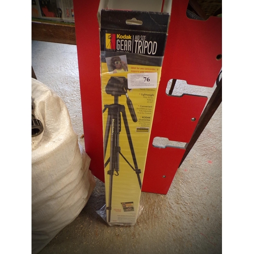 76 - BOXED CAMERA TRIPOD