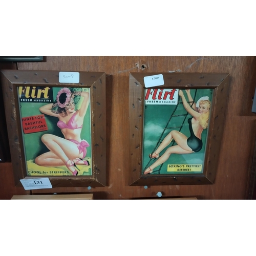 131 - PAIR FLIRT MAGAZINE ADVERTS 1