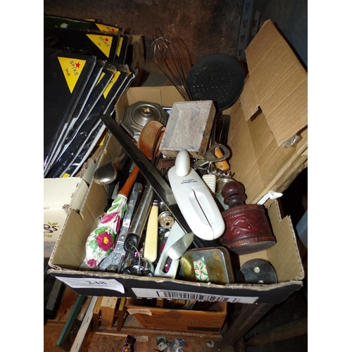 248 - B0X - MISC. CUTLERY ETC.