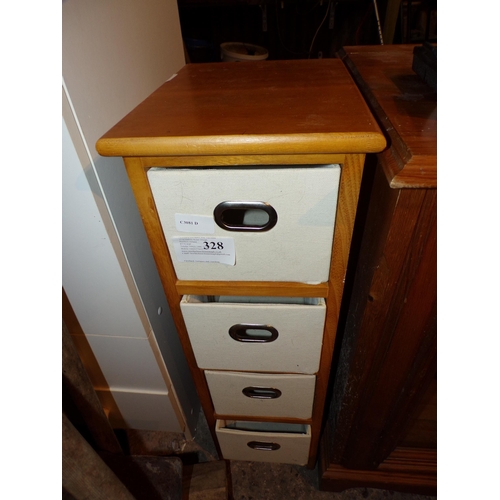 328 - 4 DRAWER STORAGE CABINET