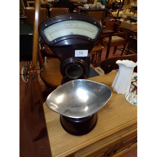 536 - VINTAGE SHOP SCALES