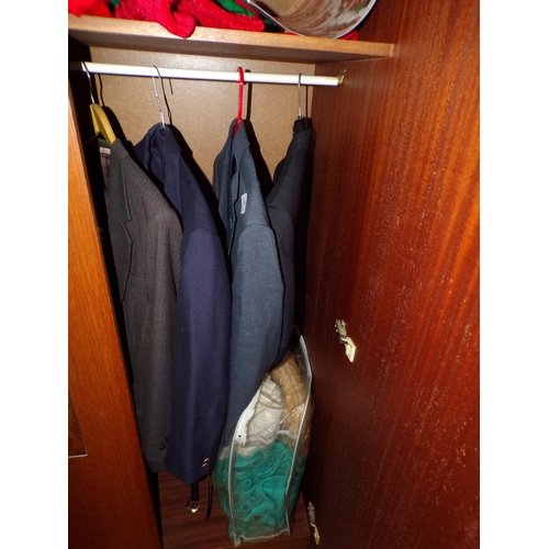 101 - CONTENTS OF WARDROBE - GENTS SUITS ETC.