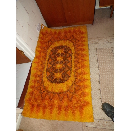 113 - ORIGINAL 1970s FINLANDIA RUG 5'x3'