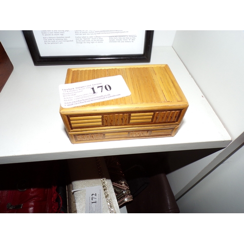 170 - BAMBOO TRINKET BOX