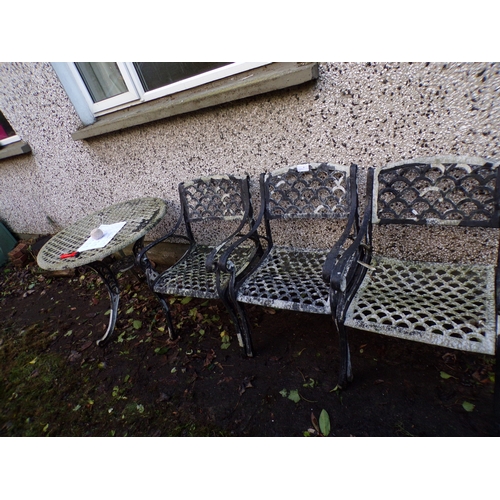 6 - ALLOY PATIO SET