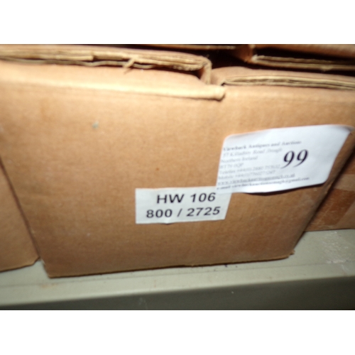 99 - BOX - 6 FINE BONE CHINA MUGS No.4