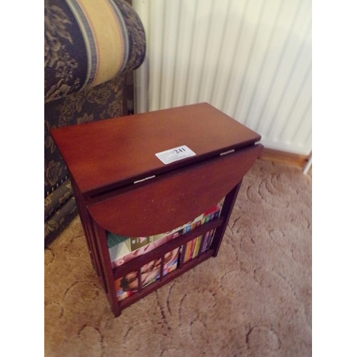 241 - OCCASIONAL TABLE & DVDs