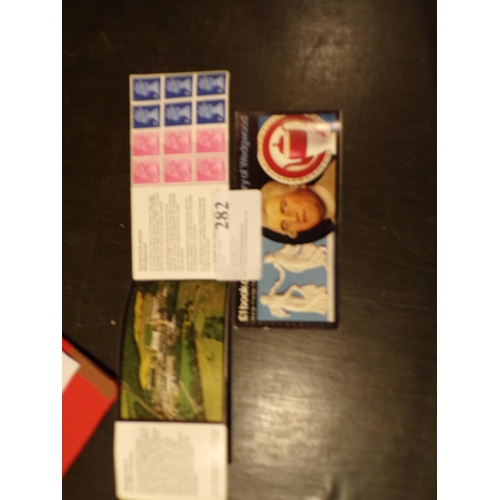 282 - BOOKS OF POSTAGE STAMPS (UNUSED)