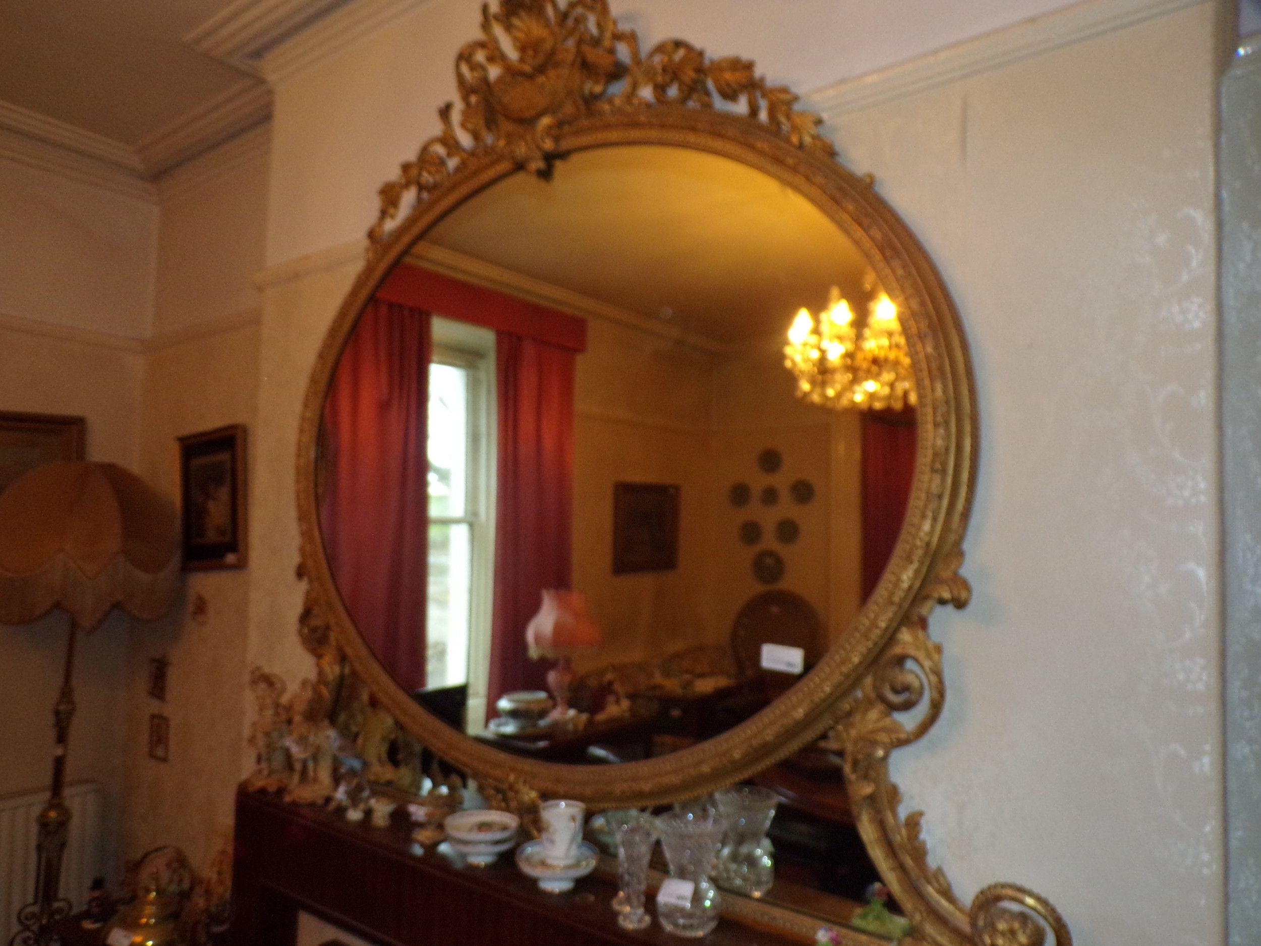 MAGNIFICENT 19th.C OVERMANTE 170 X 182 cms BUYER TO ARRANGE REMOVAL