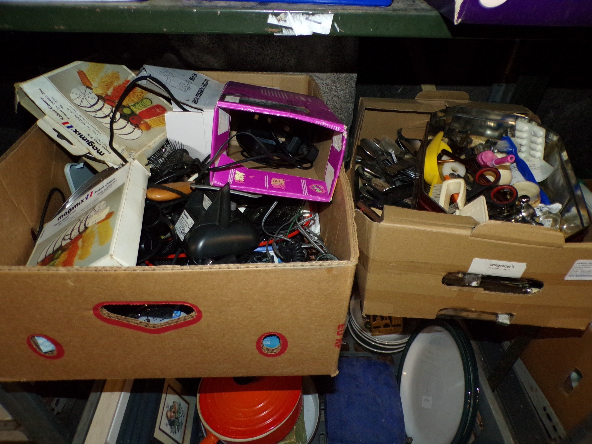 SHELF LOT - MAGIMIX PARTS SCISSORS ETC