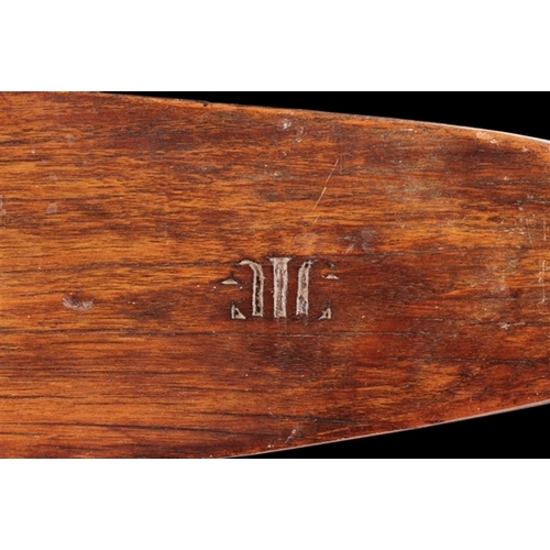 630 - A RARE AND LONG MĀORI PADDLE 'HOE' NEW ZEALAND, LATE 18TH/EARLY 19TH CENTURY Of good colour and pati... 