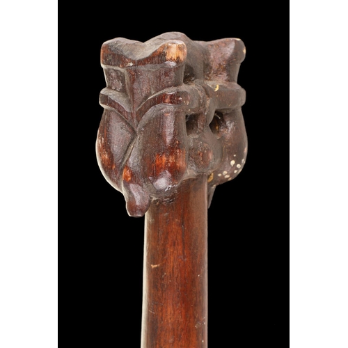 630 - A RARE AND LONG MĀORI PADDLE 'HOE' NEW ZEALAND, LATE 18TH/EARLY 19TH CENTURY Of good colour and pati... 