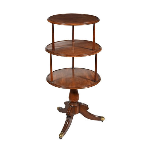 792 - A GEORGE IV MAHOGANY DUMB WAITERCIRCA 1820127cm high, 63cm wideProvenance:Private Collection, Philli... 