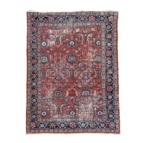 832 - A MAHAL CARPET approximately 352 x 266cm Provenance: Dominic Everest Decorative Carpets London, Apri... 