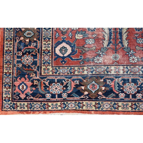 832 - A MAHAL CARPET approximately 352 x 266cm Provenance: Dominic Everest Decorative Carpets London, Apri... 