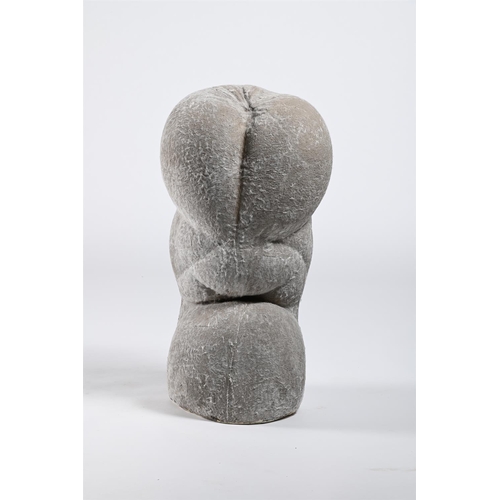 126 - † GAVIN KENYON (AMERICAN B.1980)UNTITLED, 2013Concrete, fur, pigment83.8 x 43.2cm (32 x 17 in.)Measu... 