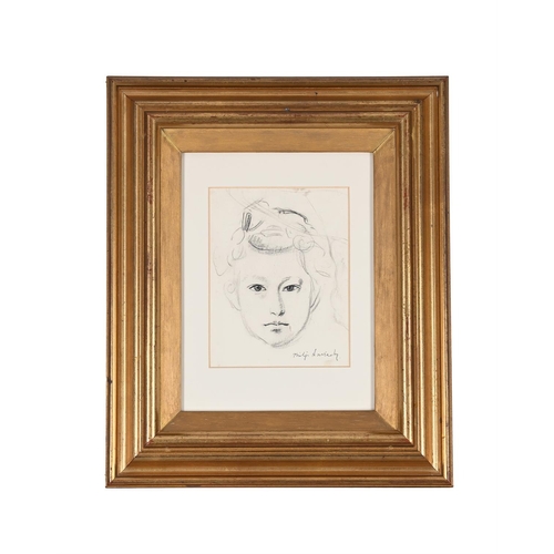 156 - λ PHILIP NAVIASKY (BRITISH 1894-1983)HEAD STUDY Pencil Signed (lower right)16.5 x 13cm (6¼ x 5 in.)M... 