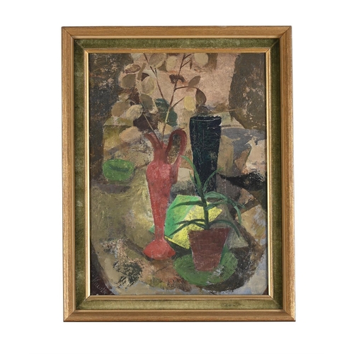 33 - λ MARJORIE HAWKE (BRITISH 1894-1979)STILL LIFEOil on canvasSigned (lower left)39 x 29cm (15¼ x 11¼ i... 