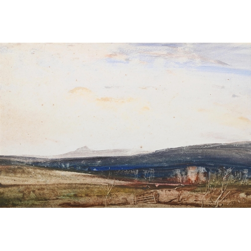 8 - λ CECIL ARTHUR HUNT (BRITISH 1873-1965)HIGHLAND, NEAR SKIPPEN, STIRLINGSHIREWatercolour18 x 29cm (7 ... 