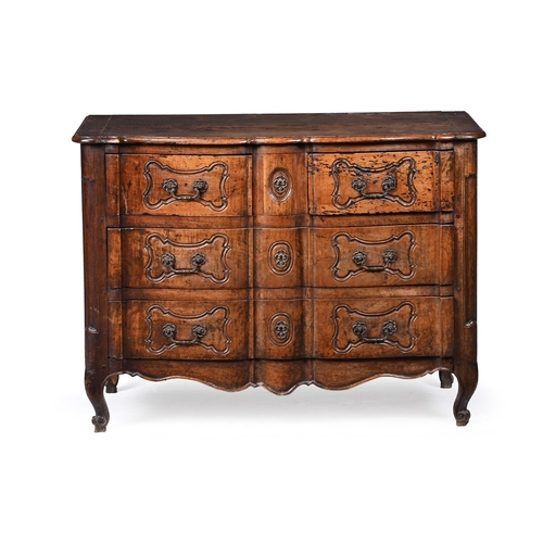 342 - A LOUIS XV WALNUT COMMODEPROBABLY PROVENCE, THIRD QUARTER 18TH CENTURY86cm high, 118cm wide , 62cm d... 