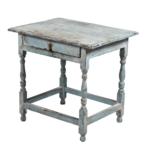 412 - A GEORGE II PAINTED SIDE TABLEMID 18TH CENTURY69cm high, 75cm wide, 57cm deep