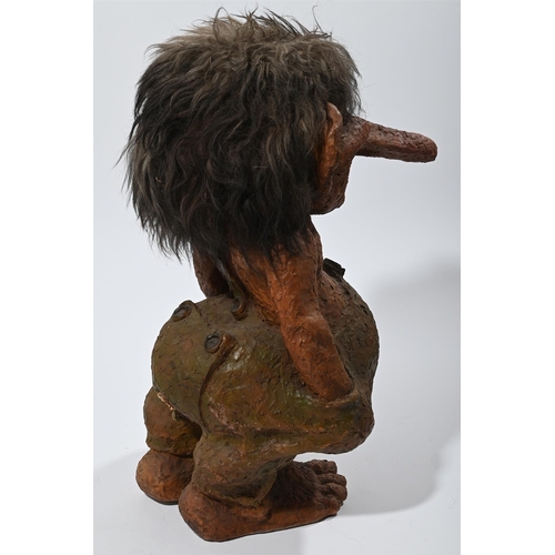 764 - A LARGE NYFORM TROLLNORWEGIAN, MODERNModel N218approximately 75cm high, 57cm wideThis troll is nickn... 